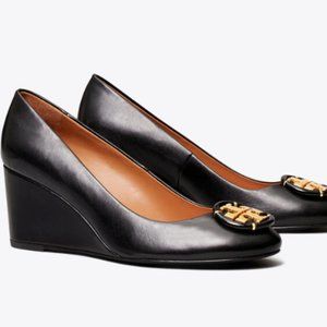 Tory Burch Multilogo Wedge/Goat Leather